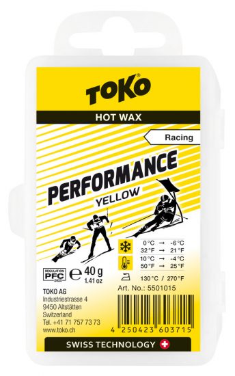TOKO,トコ,WAX,performance, パフォーマンス,イエロー