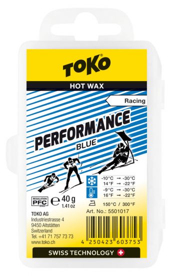 TOKO,トコ,WAX,performance, パフォーマンス,ブルー