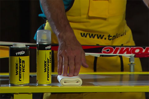 スケーティングスキーの洗浄 - トコワックス（TOKO WAX） オフィシャル